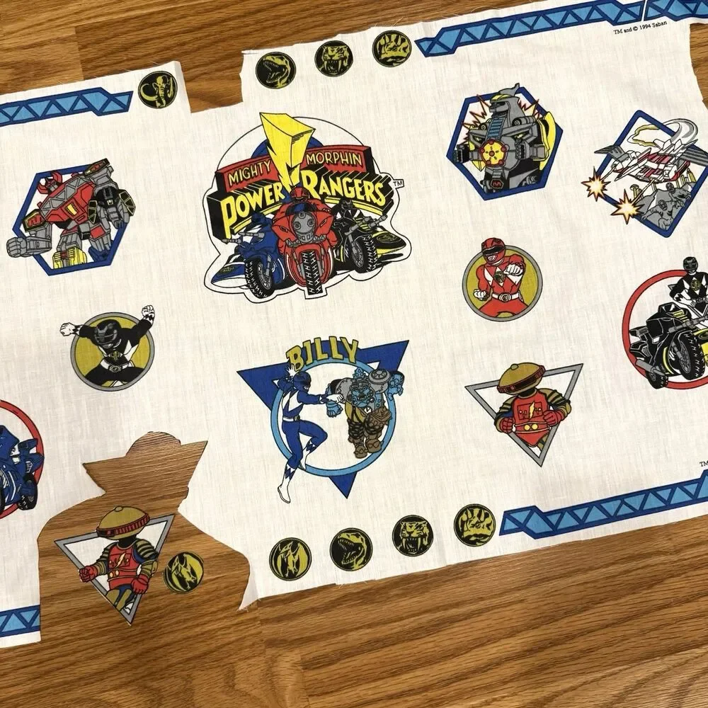 Spring Industries | Office | Vintage 99s Mighty Morphin Power Rangers ...